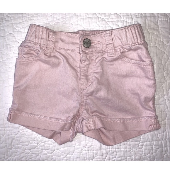 GAP Other - Baby Gap | Blush Pink Denim Shortie Shorts